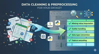 تنظيف البيانات ومعالجتها المسبقة لمجموعة البيانات الخاصة بك
