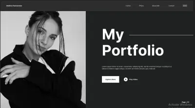 سأنشاء لك ويب سيت بروتوفليو