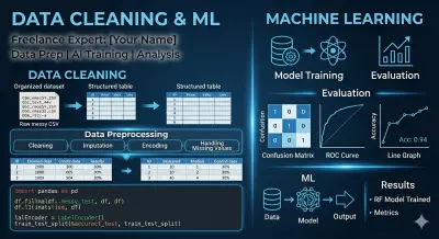 تنظيف وتجهيز البيانات + بناء نموذج Machine Learning