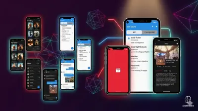 تصميم و برمجه 5 شاشات UI عصرية وجذابة تناسب تطبيقك.