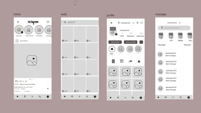تصميم مخططات هيكلية (Wireframes) لتطبيقات الموبايل
