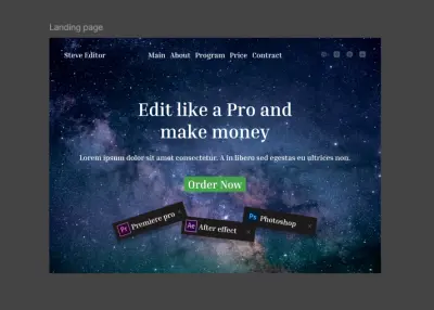 تصميم صفحة هبوط (Landing Page) احترافية