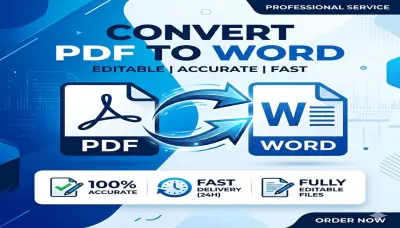 تحويل ملفات من pdf الي word