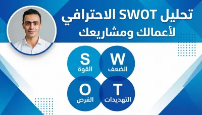 تحليل SWOT احترافي لمشروعك | تقرير شامل ونقاط قوة وفرص نمو