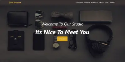 تصميم وبرمجة صفحة هبوط (Landing Page) احترافية باستخدام HTML وCSS وBootstrap