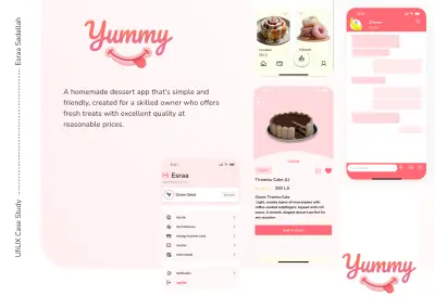 تصميم UX/UI Case Study كاملة واحترافية من البحث حتى النموذج النهائي