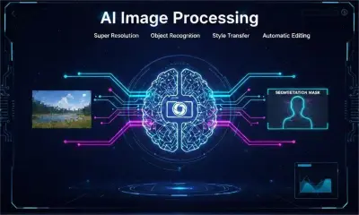 معالجة صور باستخدام (AI Image Processing)