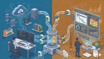 معالجة وتنظيم البيانات باحترافية باستخدام Python و Excel.