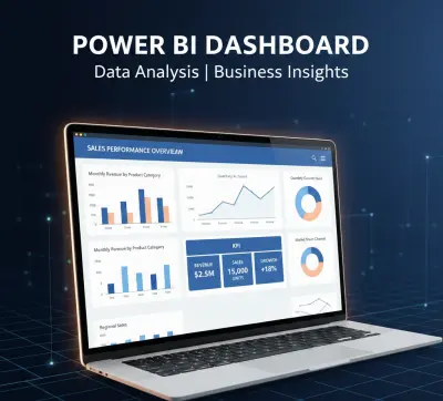 سأقوم بتصميم Dashboard احترافي على Power BI لتحليل بياناتك