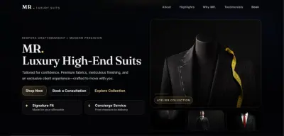 Landing page