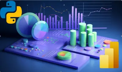 تحليل البيانات وإنشاء تصورات ولوحات بيانات احترافية