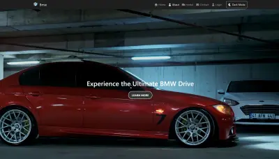 موقع سيارات متجاوب على جميع الشاشات