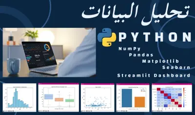 تحليل البيانات باستخدام بايثون وإنشاء رسوم بيانية احترافية