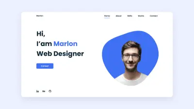 تصميم Portfolio شخصي