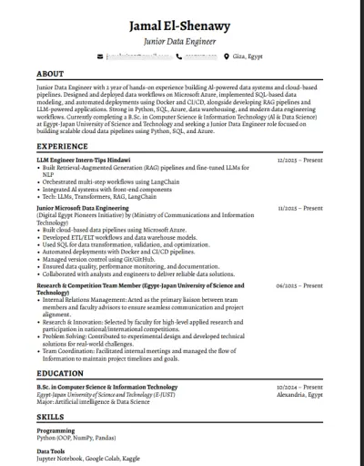 عمل CV احترافي بطريقه ال ATS