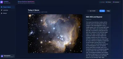 تصميم واجهة لوحة تحكم (Dashboard) صفحة واحدة احترافية