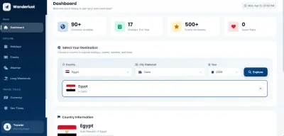 تصميم Dashboard احترافي تفاعلي و متجاوبه صفحه واحده (لوحات تحكم - مواقع ديناميكية)