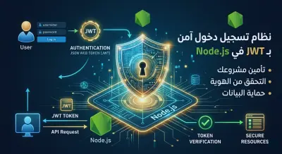 سأقوم بإضافة نظام تسجيل دخول آمن باستخدام JWT داخل مشروع Node.js