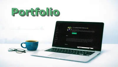 بناء موقع شخصي portfolio website