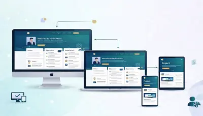 تصميم بورتفوليو شخصي احترافي يبرز مهاراتك ويجعل أعمالك تتألق