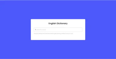 موقع قاموس إنجليزي تفاعلي للويب