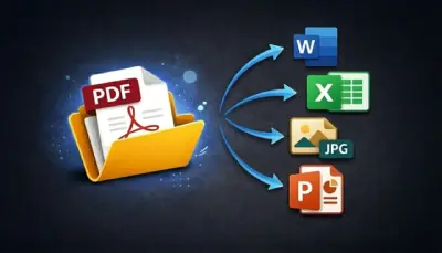 خدمة تحويل PDF إلى Word وExcel وJPG بسرعة واحترافية