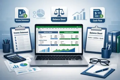 إعداد القوائم المالية باحتراف باستخدام Excel