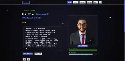 تصميم وتطوير موقع بورتفوليو احترافي ومتجاوب لعرض أعمالك