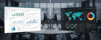 تصميم داشبورد تفاعلي احترافي Excel Dashboard- Power Bi Das