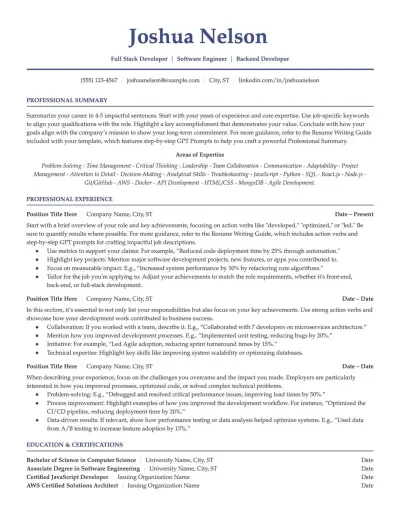 تصميم وتنسيق سيرة ذاتية (CV) احترافية متوافقة مع نظام الـ ATS.