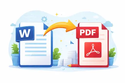تحويل ملف word الى ملف pdf