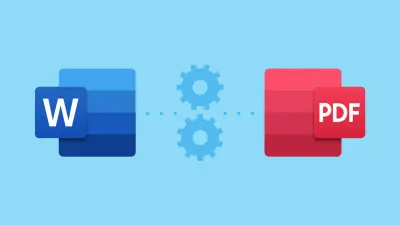 تحويل ملف من WORD ل PDF والعكس