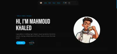 تصميم portfolio احترافي بتقنيات حديثة لعرض مهاراتك بشكل مميز