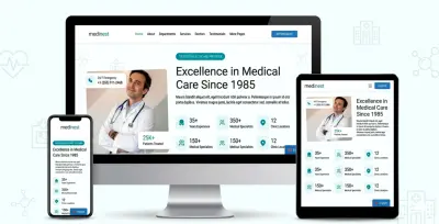 إنشاء موقع شركة احترافي Responsive باستخدام HTML CSS JavaScript Bootstrap