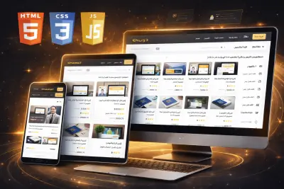تصميم موقع بورتفوليو احترافي بـ React.js