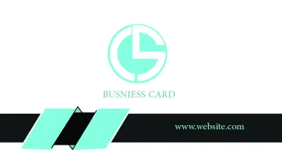 تصميم Business Card واحد مميز مع اختيار الألوان والطباعة المناسبة.