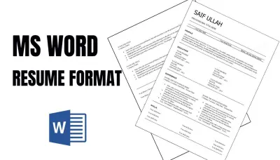 تصميم سيرة ذاتية CV باللغتين بشكل احترافي ومتوافق مع ATS