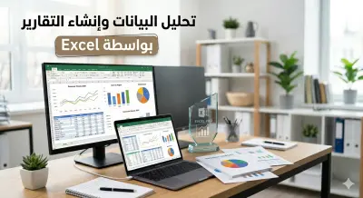 تحليل البيانات وانشاء التقارير بواسطة Excel