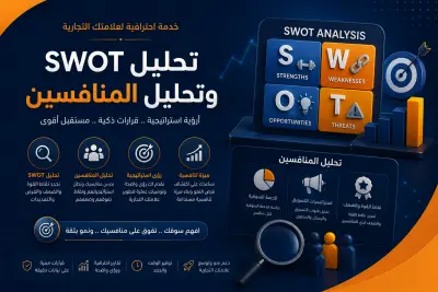 تحليل SWOT وتحليل المنافسين باحتراف لعلامتك التجارية