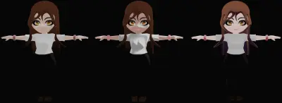 تصميم شخصية ثلاثية الابعاد