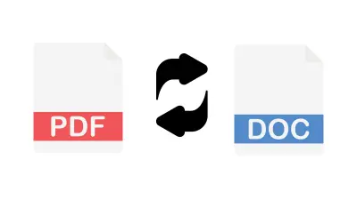 تحويل ملفات PDF إلى Word او العكس