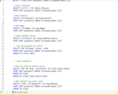 (إدارة وتنظيف قواعد بيانات SQL)