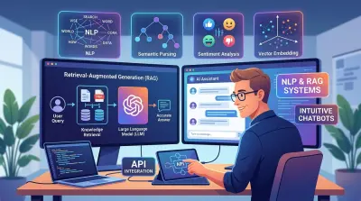 تطوير حلول ذكاء اصطناعي ونظم معالجة اللغات الطبيعية NLP و RAG مخصصة