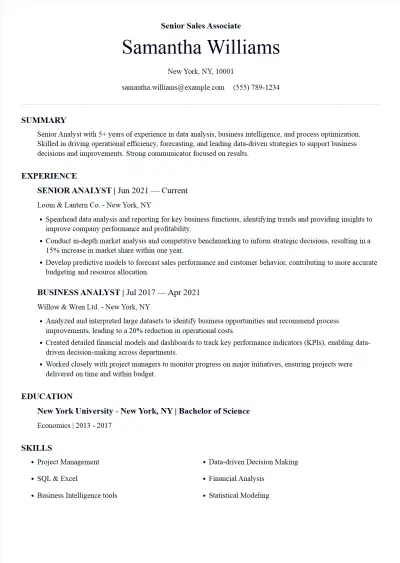 تصميم CV على طريقة ATS