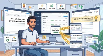 نشر جيست بوست (Guest Post) دوفولو في مواقع عربية قوية لرفع ترتيب موقعك