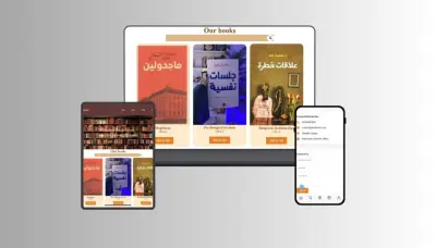 تصميم Landing page احترافيه و متجاوبه باستخدام HTML و CSS و JavaScript