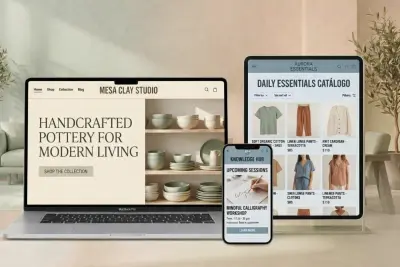 Landing Page احترافية وعصرية لمشروعك – متجاوبة وسريعة