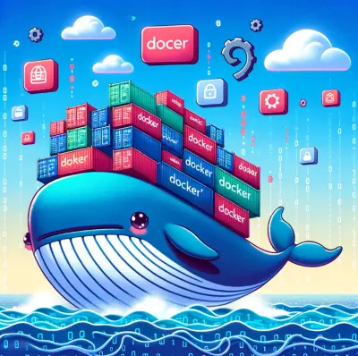 إنشاء ملف Dockerfile وإعداد بيئة عمل تطبيقك باستخدام Docker.