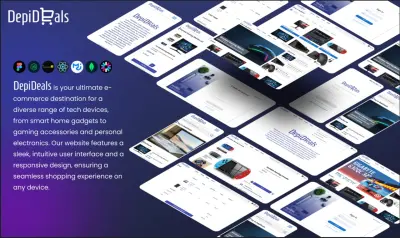 تصميم وتطوير موقع تجارة إلكترونية لبيع الأجهزة الإلكترونية