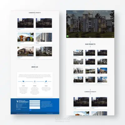 تصميم وتطوير Landing Page احترافية